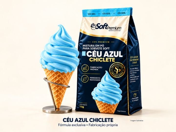 Céu Azul Chiclete servido