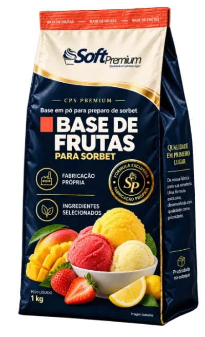 Base de Frutas para Sorbet Soft Premium 1 kg