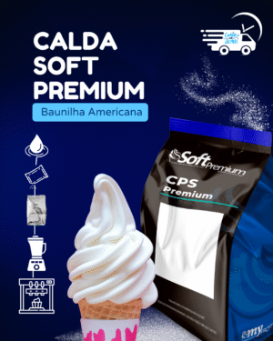 Calda Soft Premium Baunilha Americana p/ Sorvete Expresso