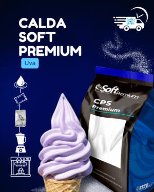 Calda Soft Premium Uva para Sorvete Expresso