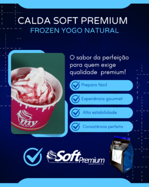 Calda Soft Premium Frozen Yogurt Natural  | Sorvete Expresso - Imagem 5