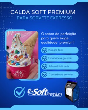 Calda Soft Premium Baunilha Americana | Sorvete Expresso - Imagem 2