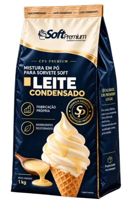 Base para Sorvete Leite Condensado Soft Premium 1 kg